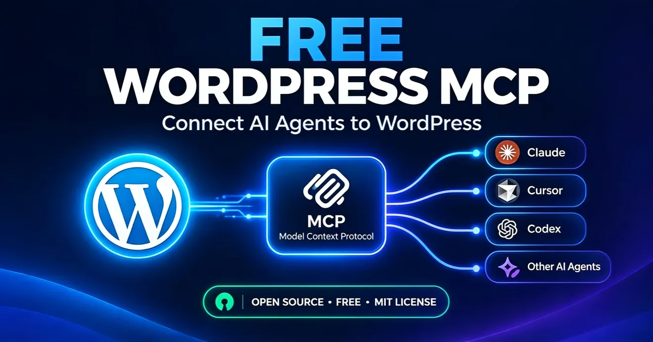 WSP MCP free WordPress MCP plugin dashboard